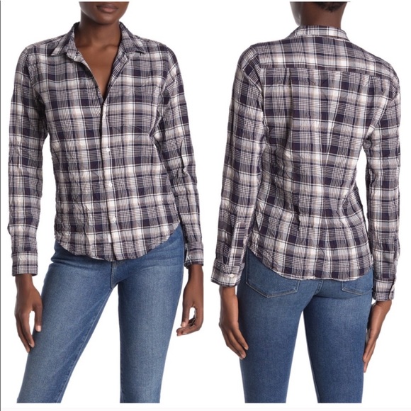Frank & Eileen Tops - NEW • Frank & Eileen • Barry Crinkle Button Down